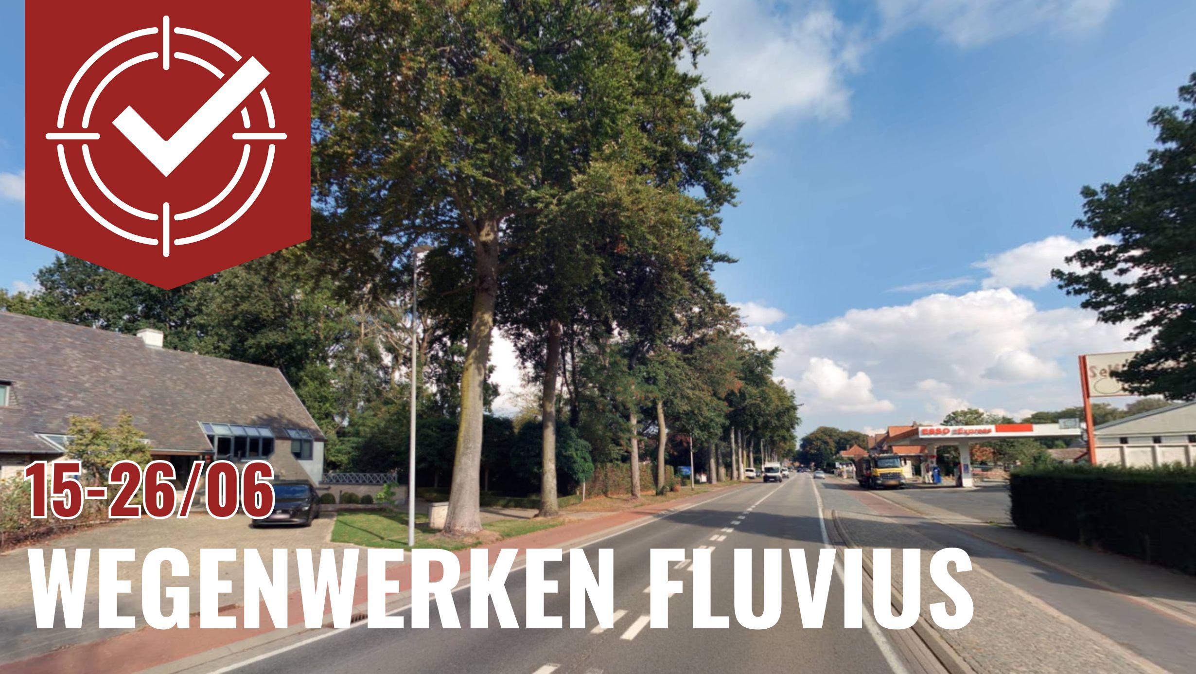 VERKEERSHINDER GISTELSTEENWEG - 15 T.E.M. 26 JUNI 2026